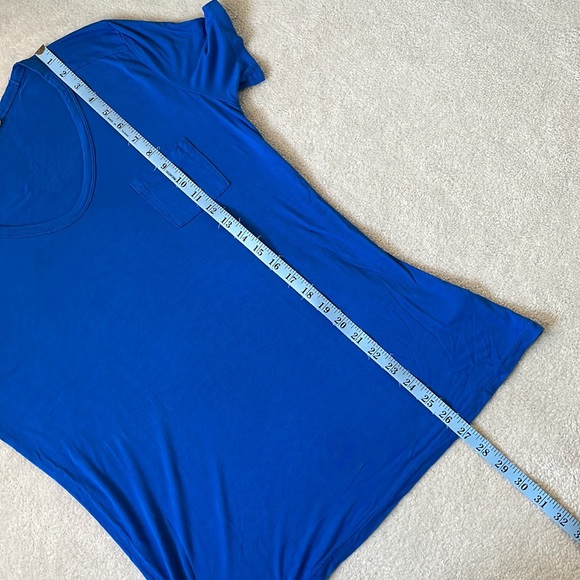 Cobalt Blue Vneck Alexander Wang Tee - Picture 9 of 9